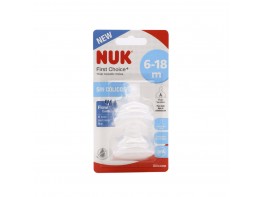 Imagen del producto Nuk tetina silicona Fc + 2l 2u