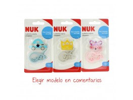 Imagen del producto Nuk Happy cadenita sujeta chupete 1u