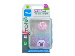 Imagen del producto Mam baby chupete rosa perfect start 0-2m