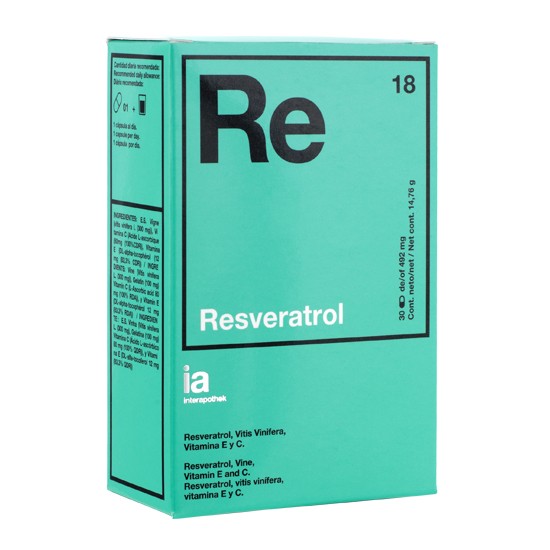 Interapothek resveratrol 30 cápsulas