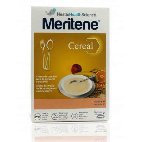 Meritene cereales multifrutas 2 x 300gr.